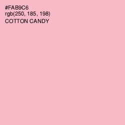 #FAB9C6 - Cotton Candy Color Image